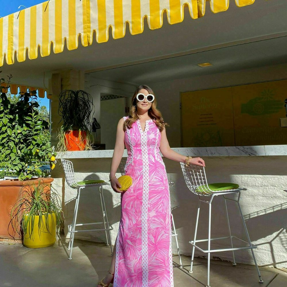 Lilly Pulitzer Daise stretch maxi dress - 2 - VGUC